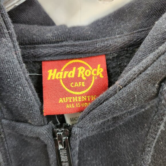 Hard Rock Native Music Rocks Hoodie HOLLYWOOD Embroidered Logo Full Zip RARE! - Picture 7 of 10